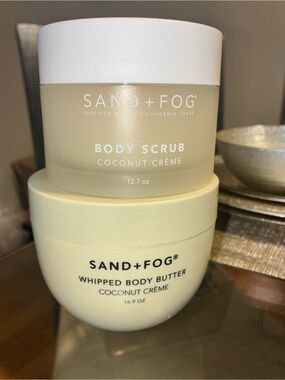 Sand and Fog Coconut Crème set